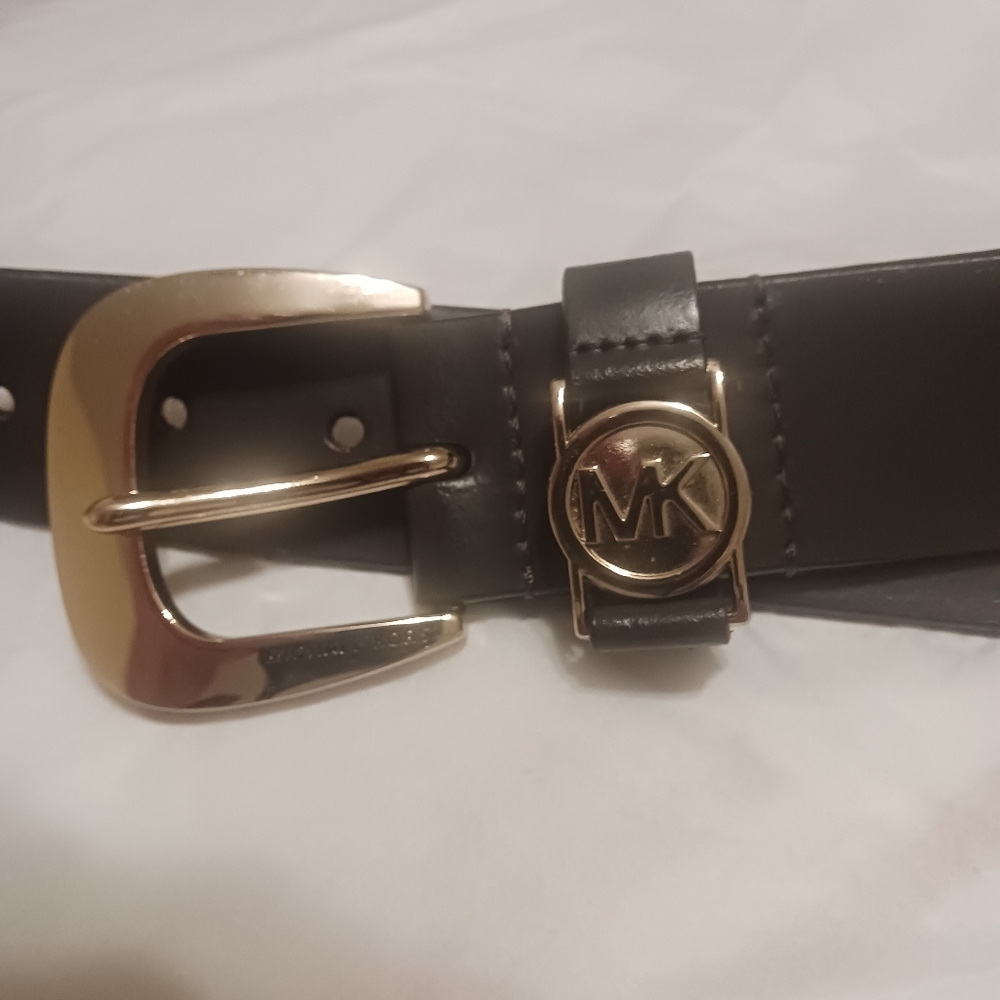 Authentic Brown Leather Michael Kors Belt